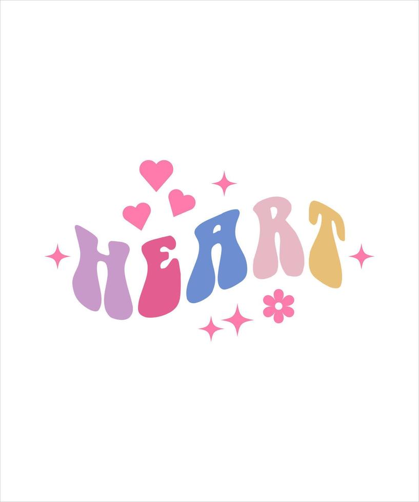 happy valentine's day heart vector