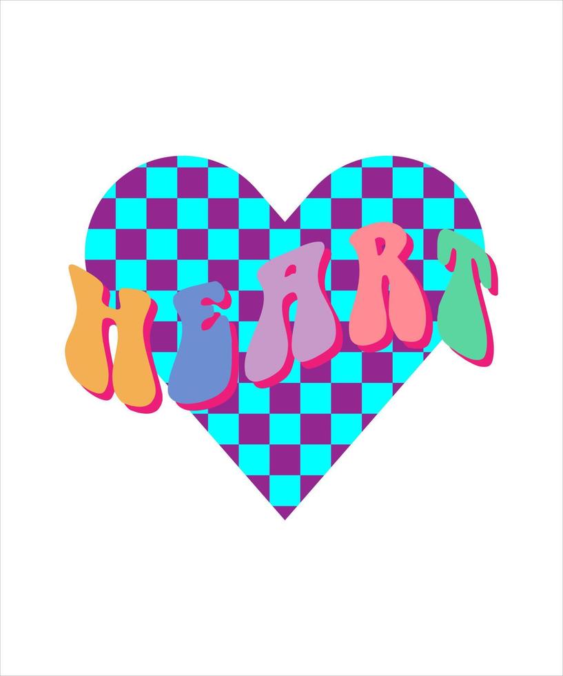 happy valentine's day heart vector