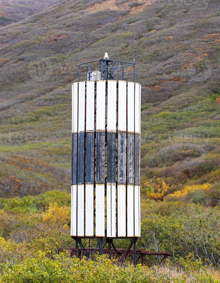 small signal light on Kamchtka peninsula photo