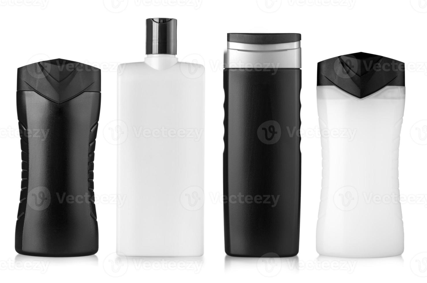 bottles with shampoo, shower gel and hygiene products 16863343 Stock