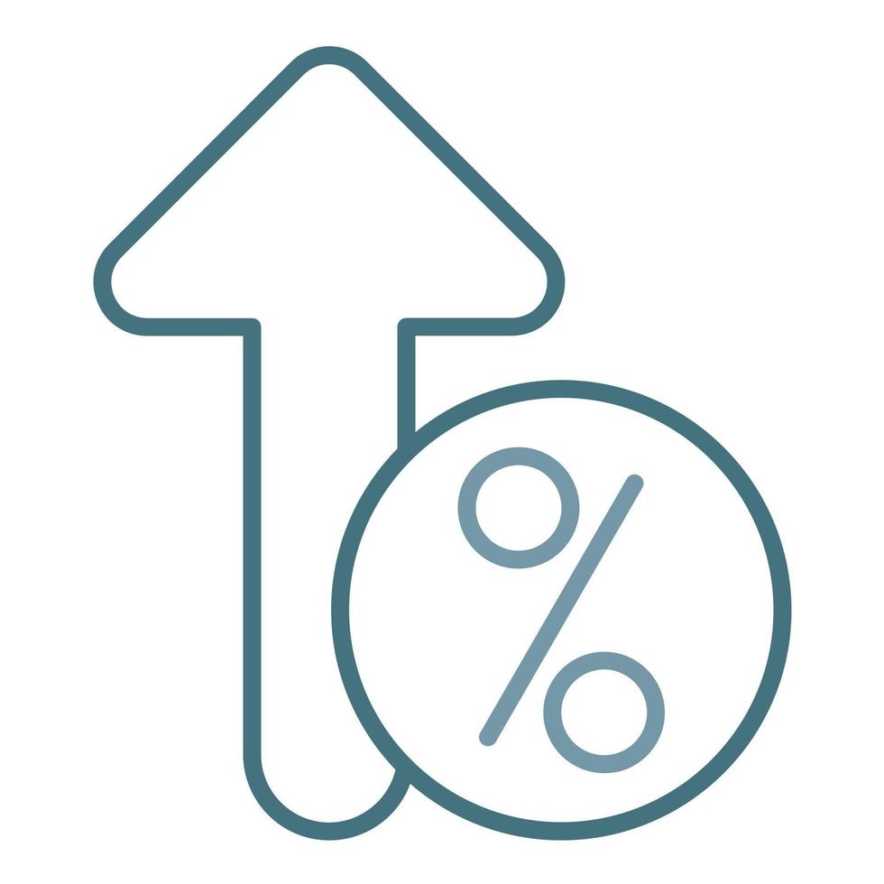 Margin Line Two Color Icon vector