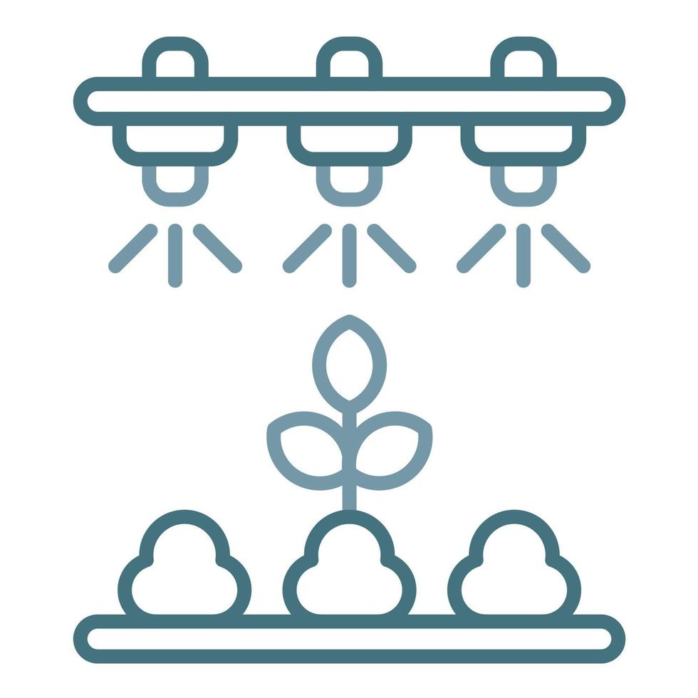 Sprinkler Line Two Color Icon vector