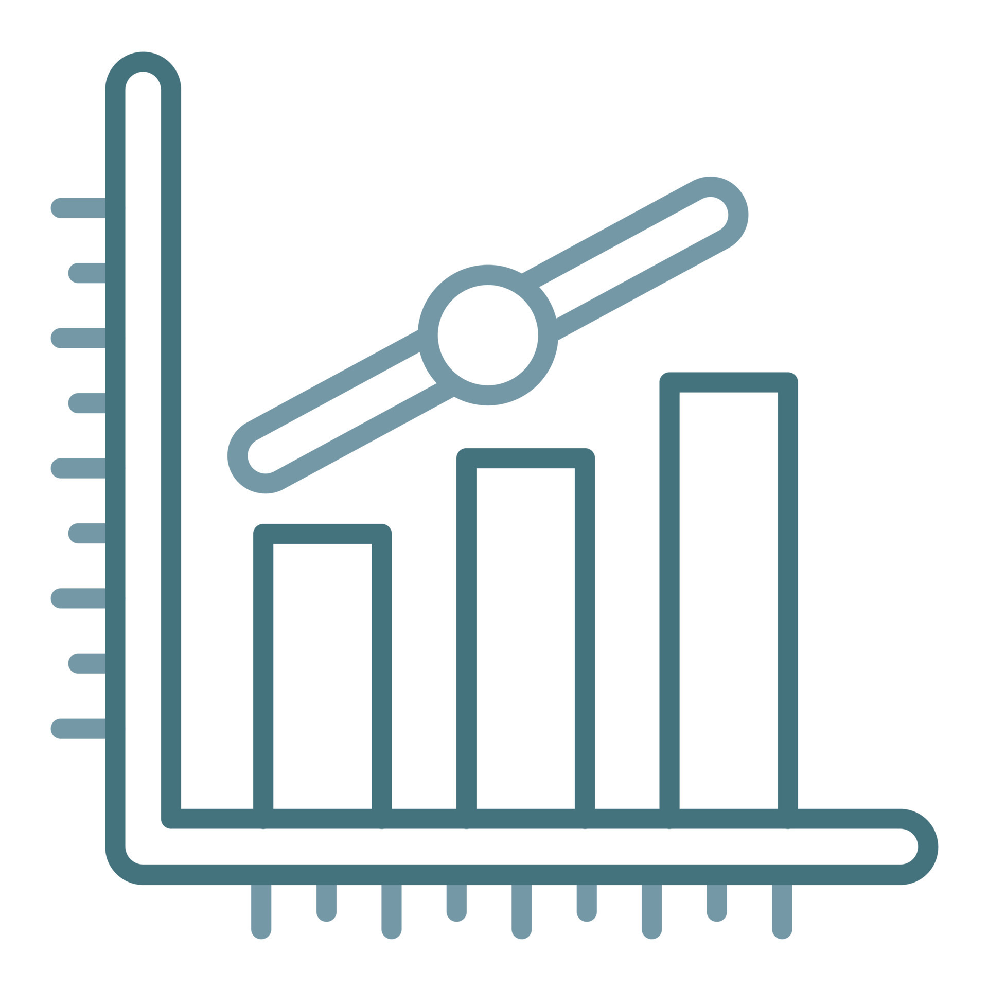 Bar Graph Line Two Color Icon 16866941 Vector Art at Vecteezy