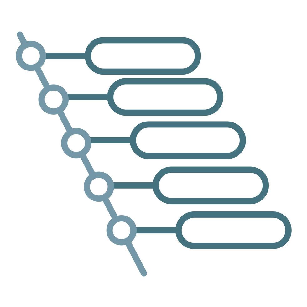 Accented Picture Line Two Color Icon vector