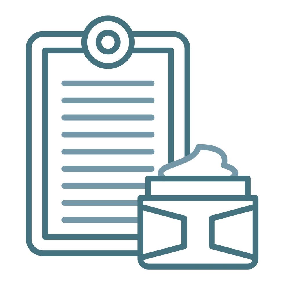 Skincare Routine Line Two Color Icon vector