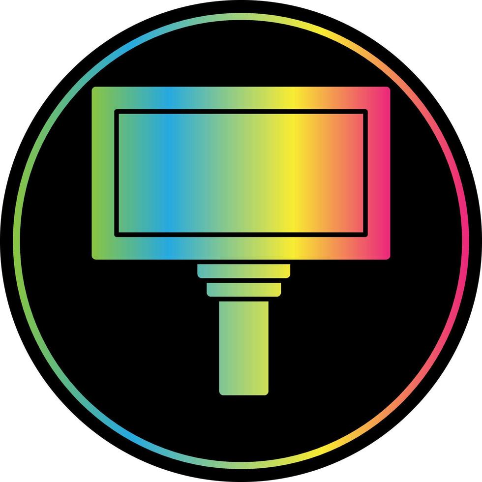 Hanging Billboard Vector Icon Design