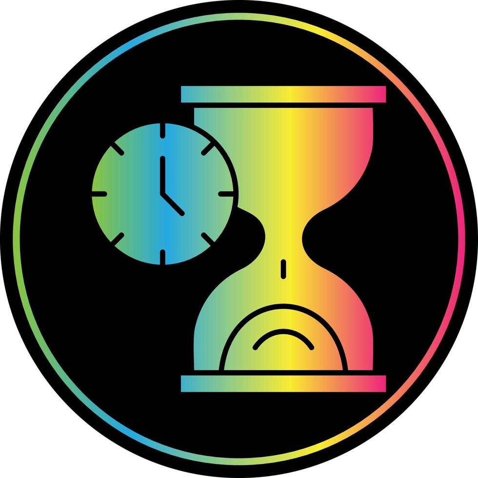 Hourglass Vector Icon Design