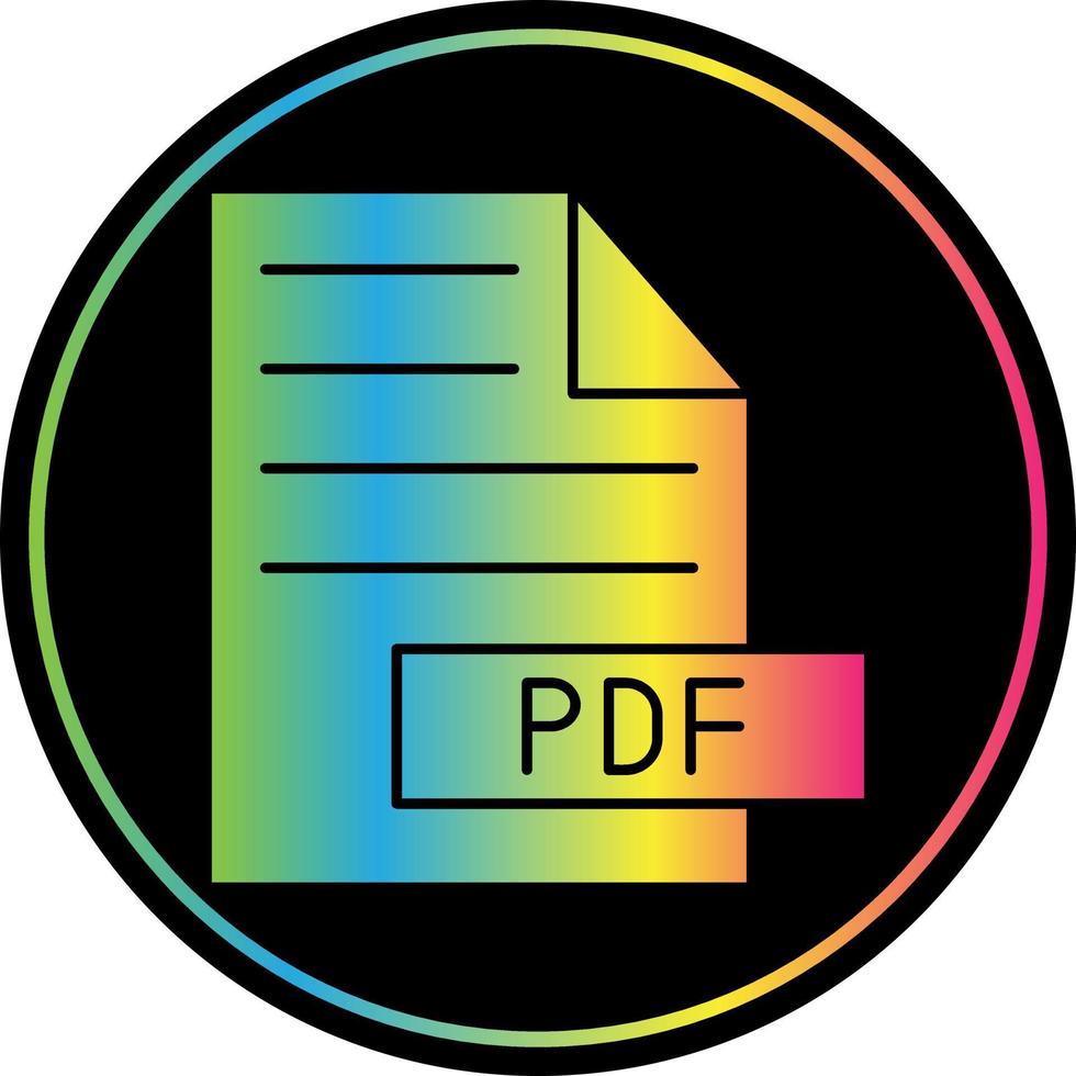 diseño de icono de vector de pdf