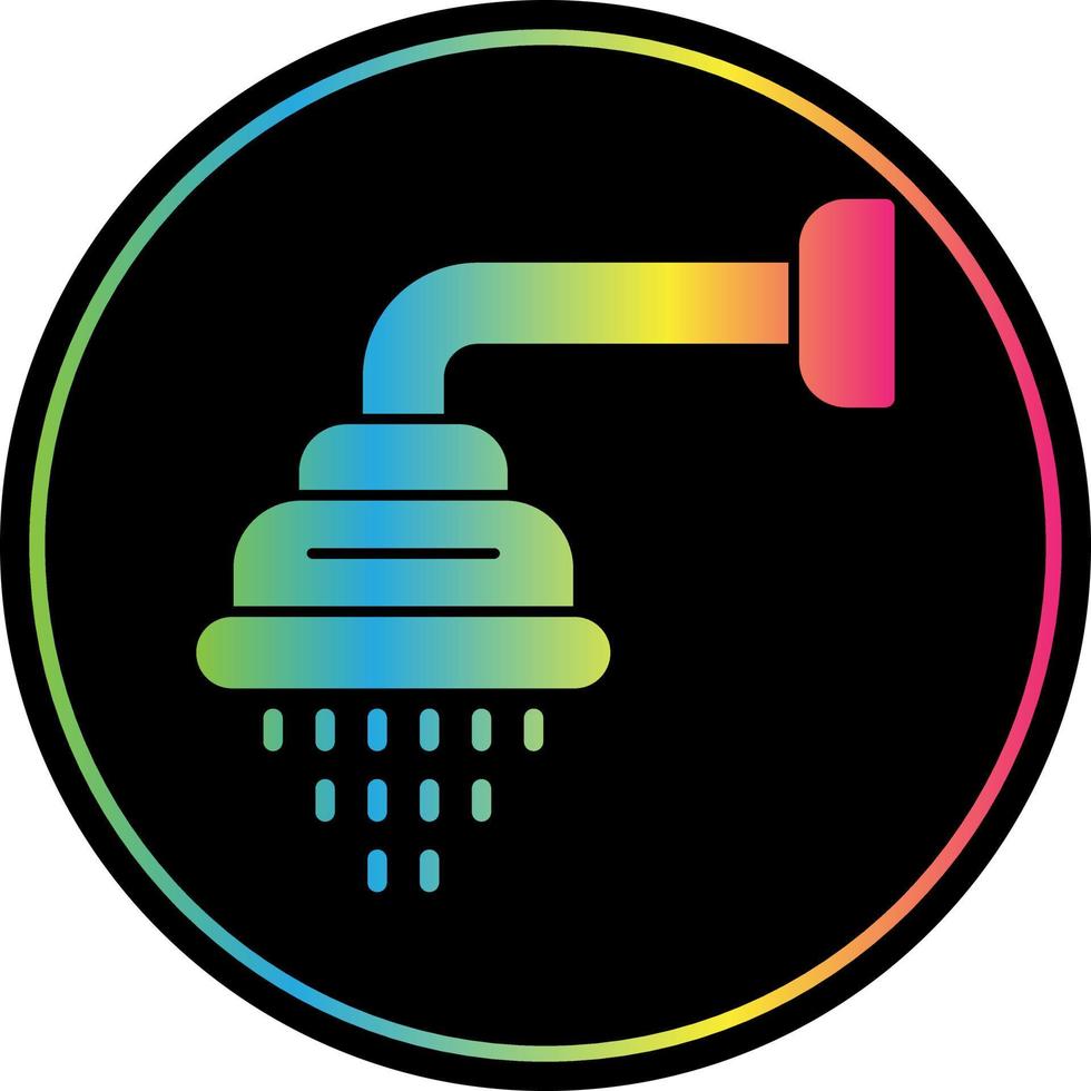Shower Head Vector Icon Design