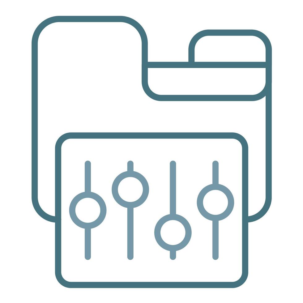 Prince2 Line Two Color Icon vector