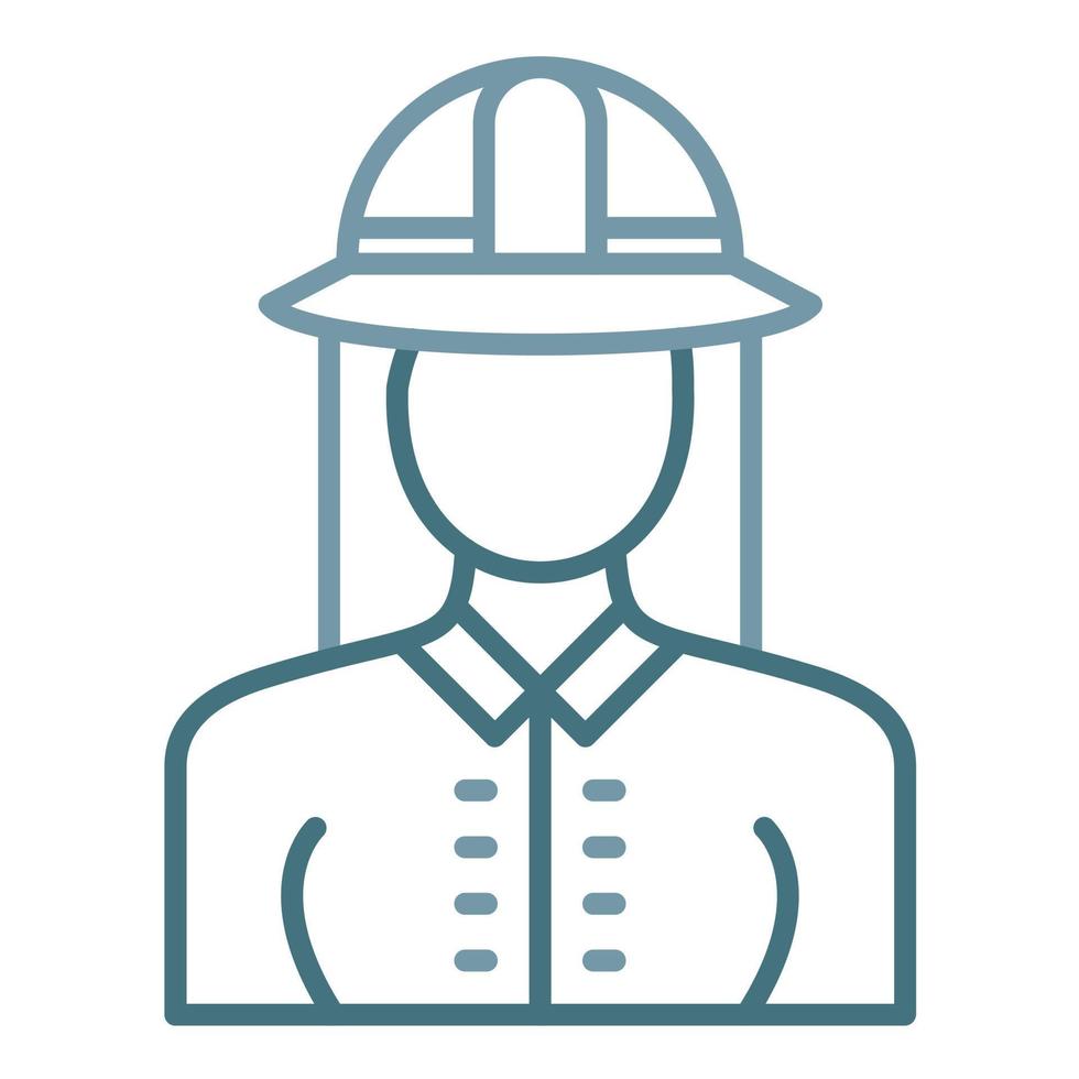 Desert Guide Line Two Color Icon vector