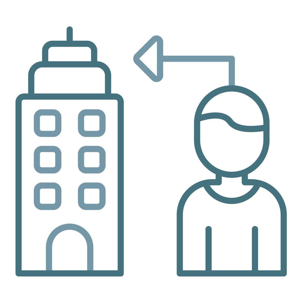 B2C Line Two Color Icon vector