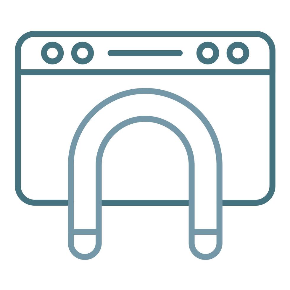 Lead Generation Line Two Color Icon vector