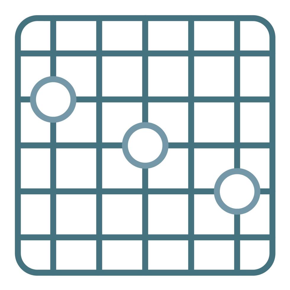 Heatmap Line Two Color Icon vector