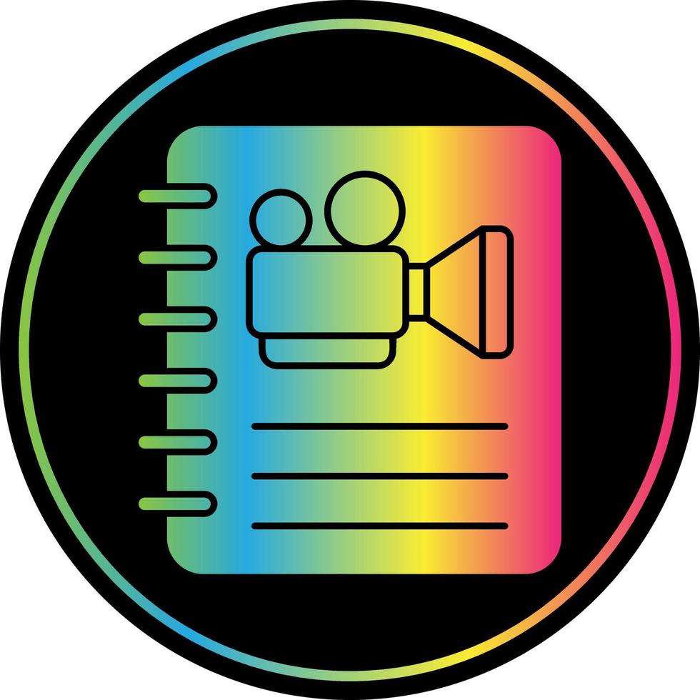 Screenplay Vector Icon Design