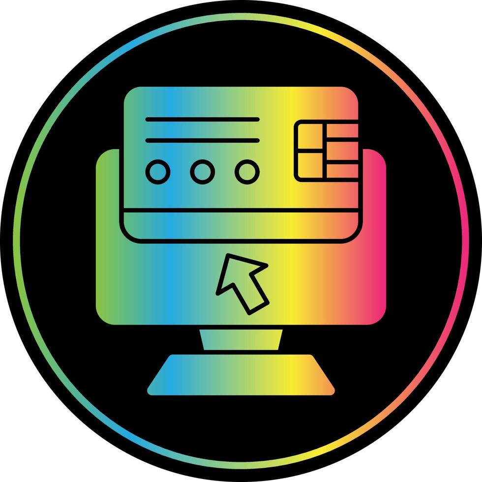 Online Payment Vector Icon Design