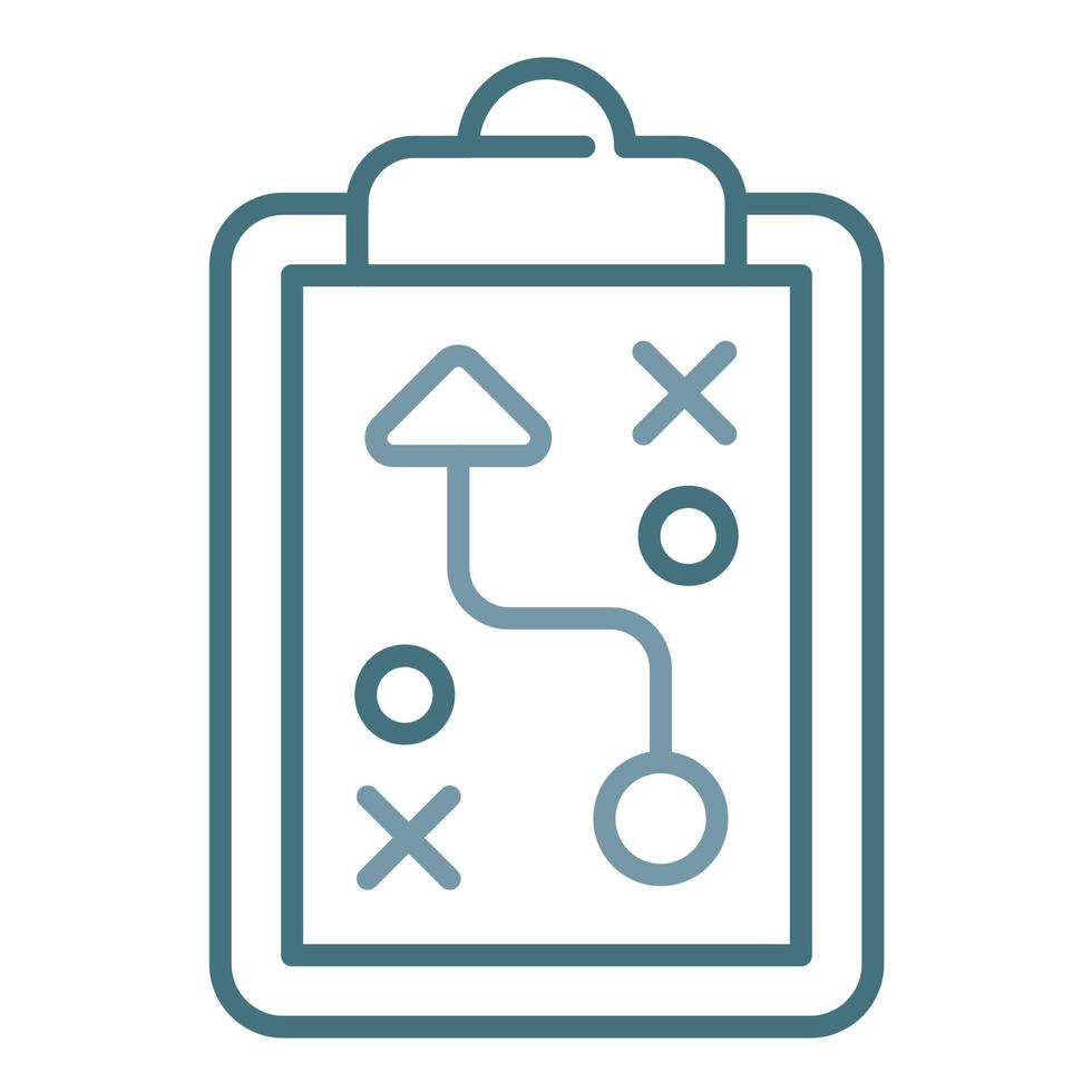 Performance Method Line Two Color Icon vector