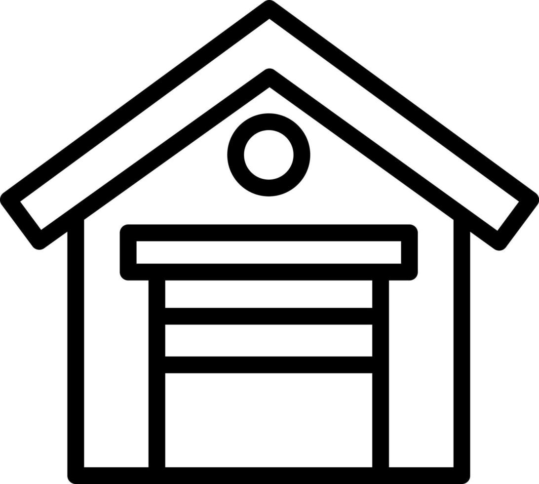 Warehouse Vector Icon Design