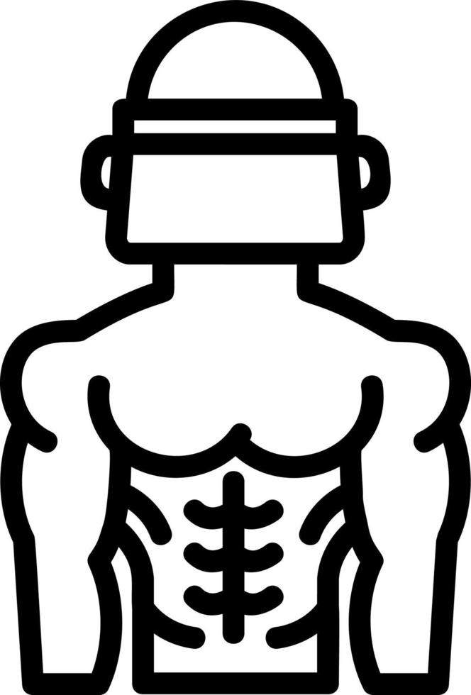 diseño de icono de vector de cuerpo