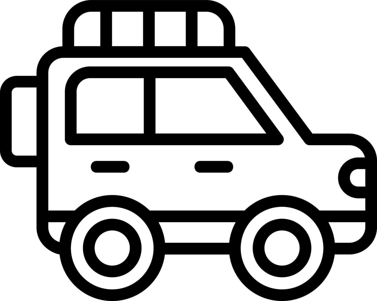 diseño de icono de vector de jeep