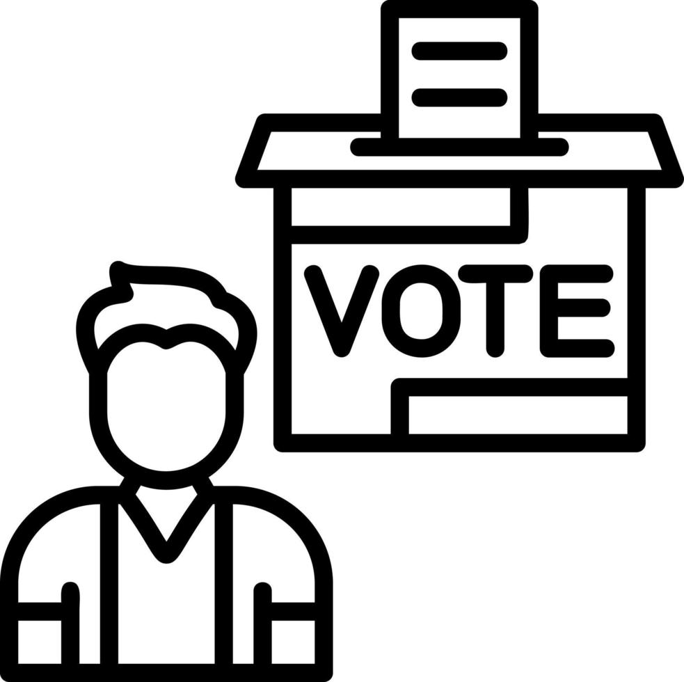 Polling Vector Icon Design