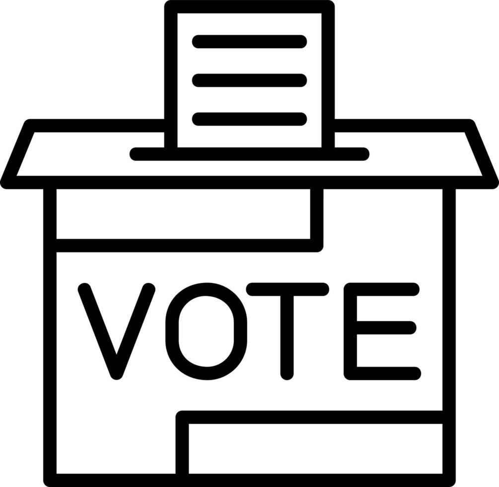 Ballot Vector Icon Design