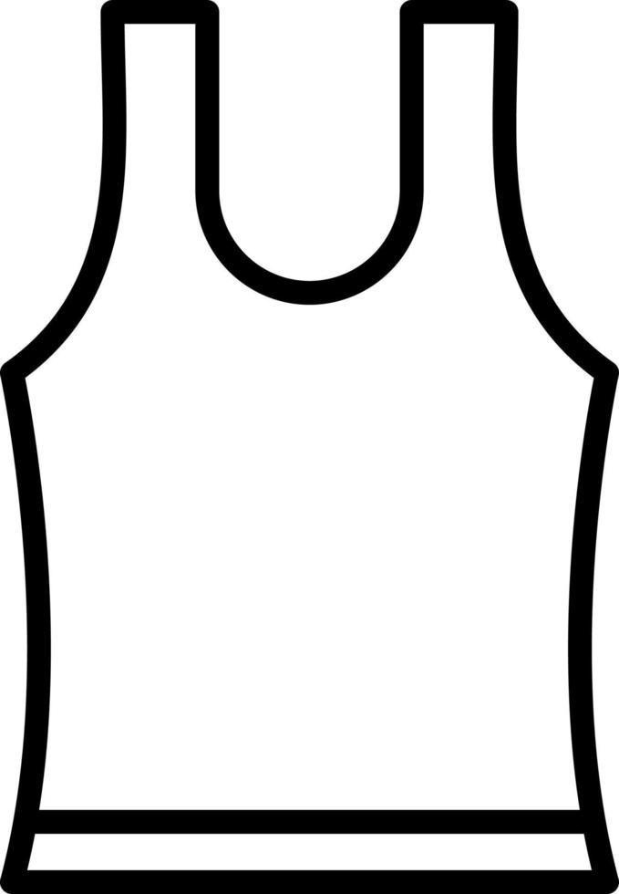 Sleeveless Vector Icon Design