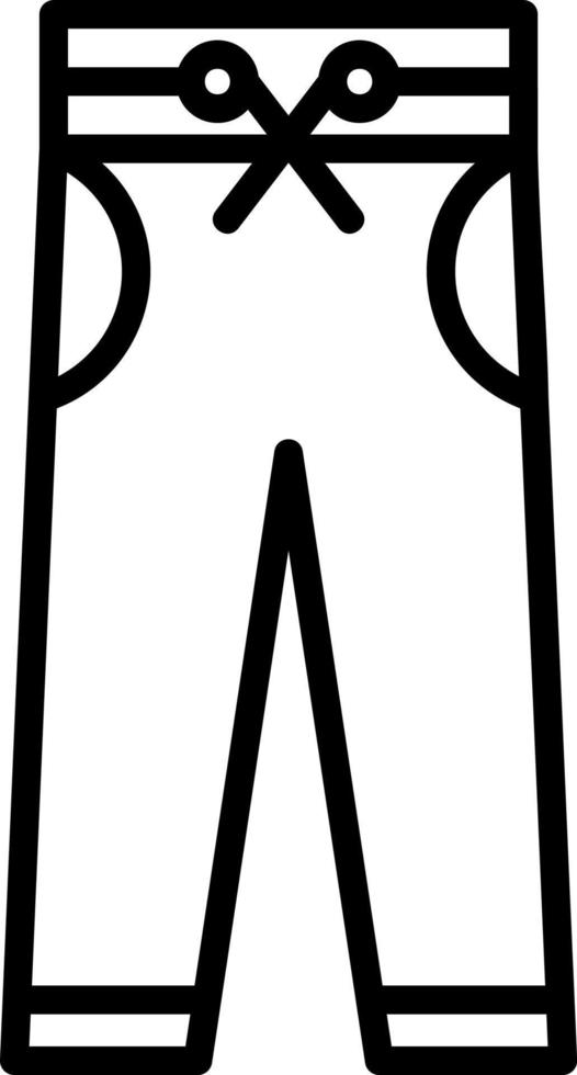 diseño de icono de vector de pantalones