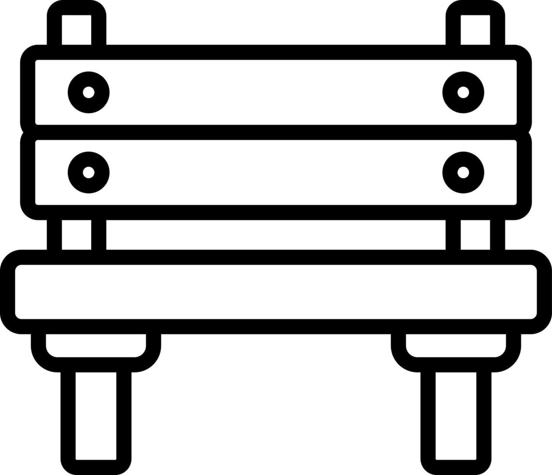 Bench Vector Icon Design