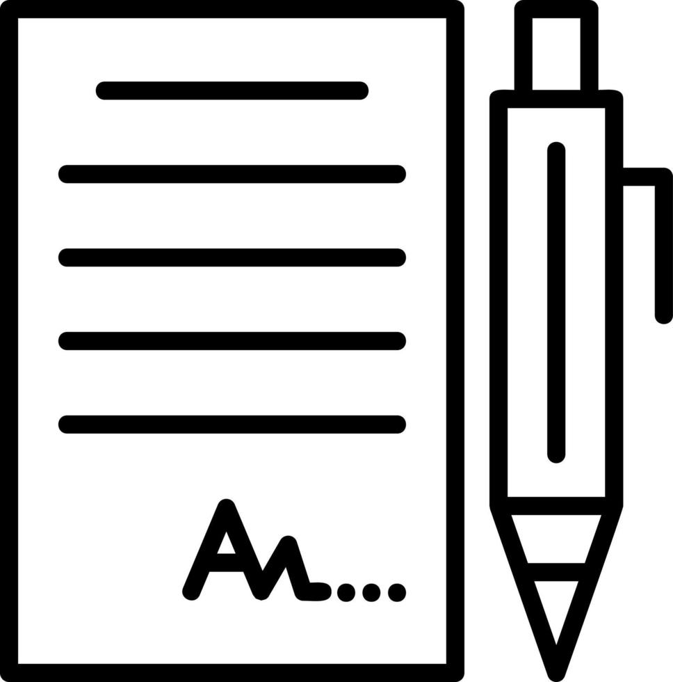 Signature Vector Icon Design