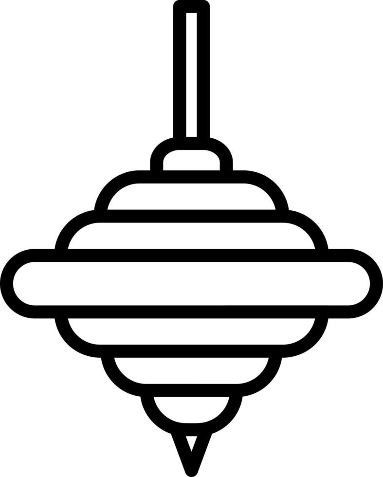 Top Spin Vector Icon Design
