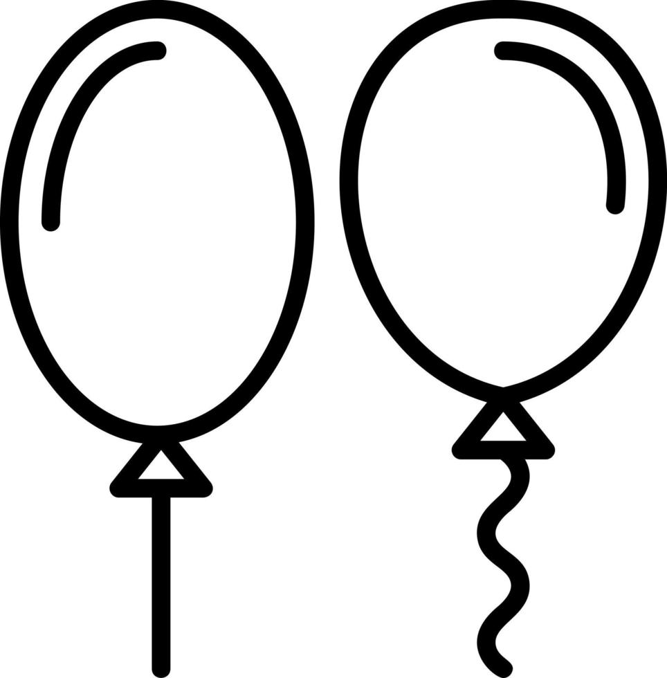 Balloons Vector Icon Design