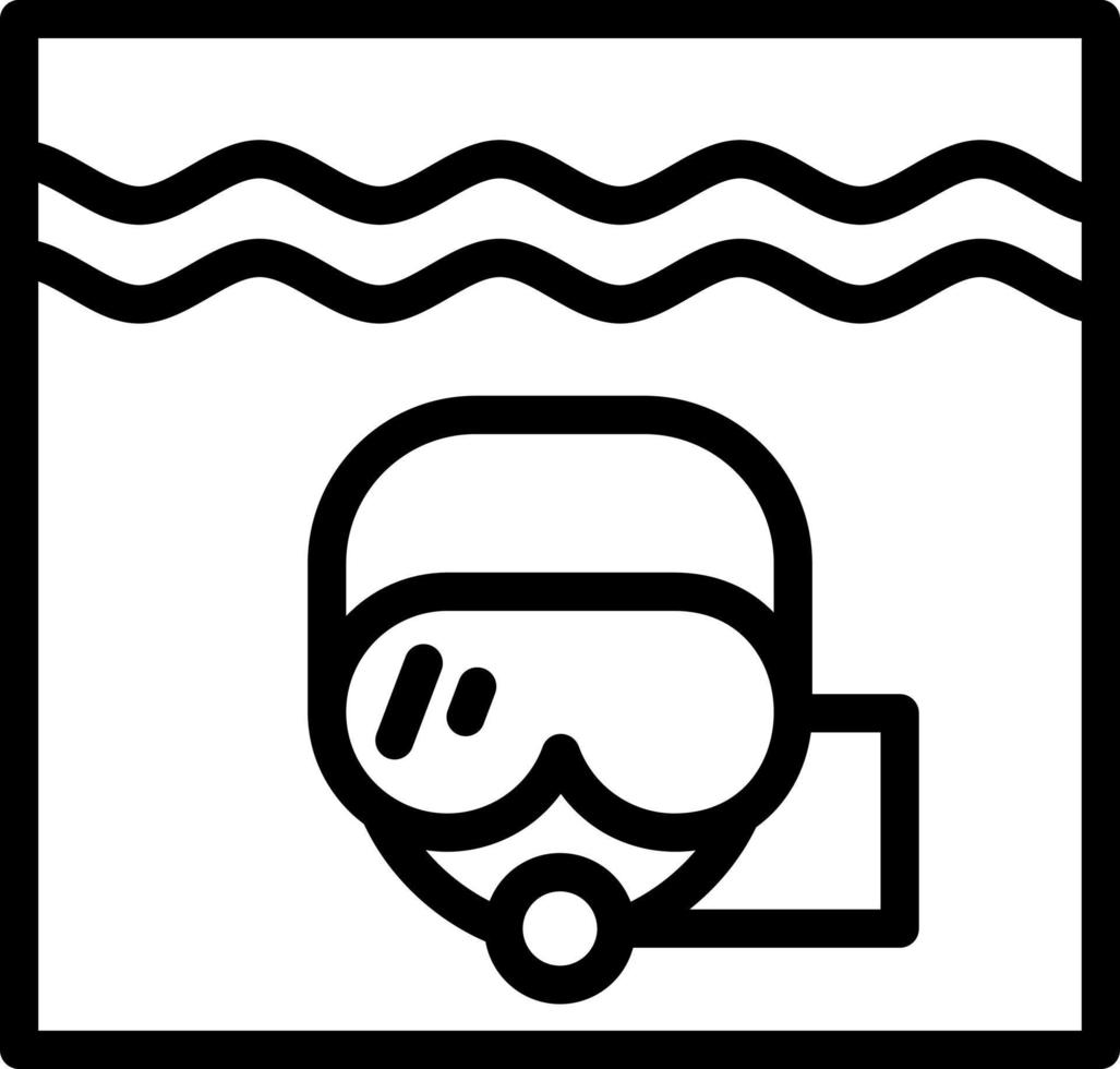 Diver Vector Icon Design