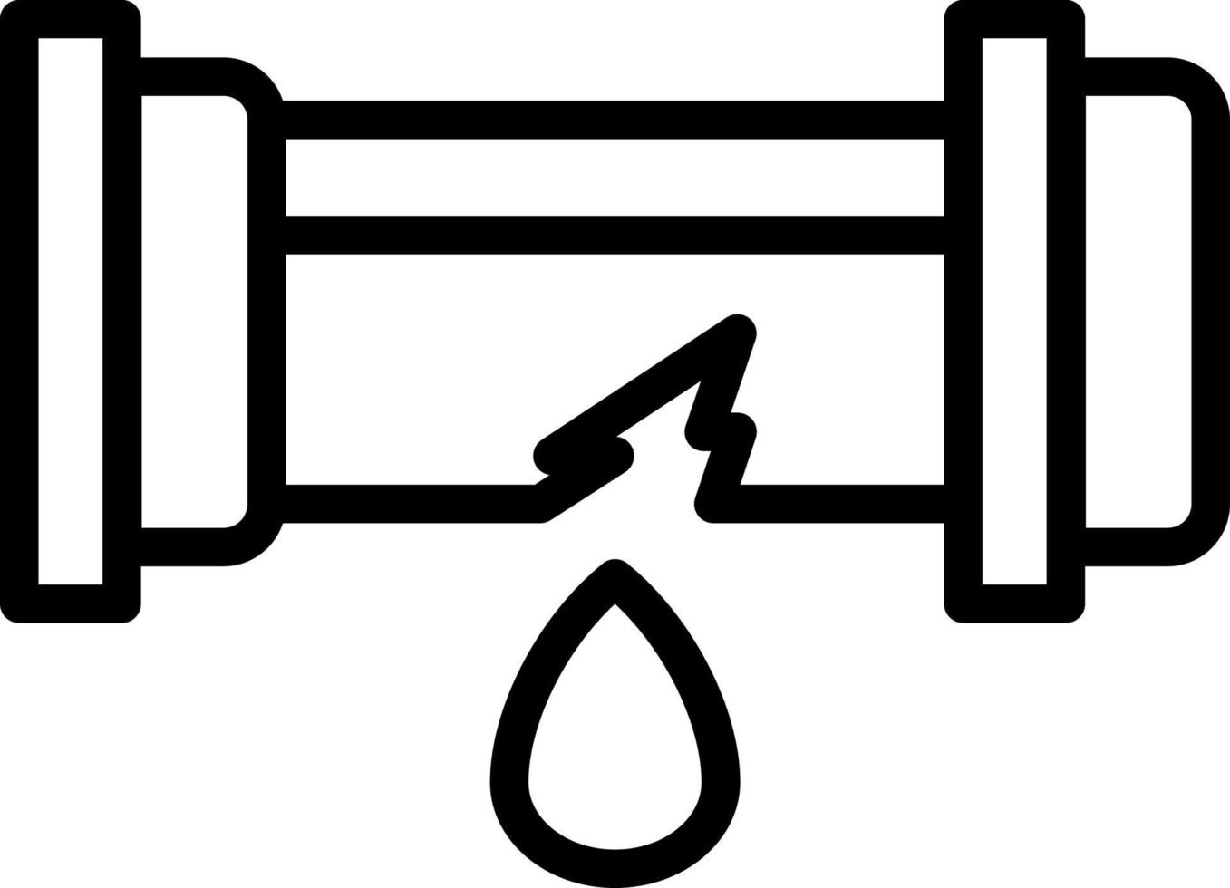 Leaking Vector Icon Design