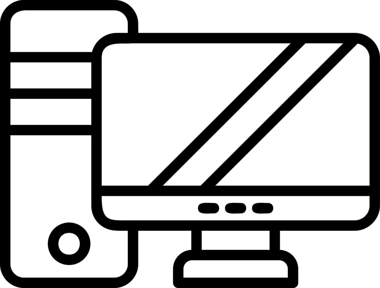 Computer Vector Icon Design