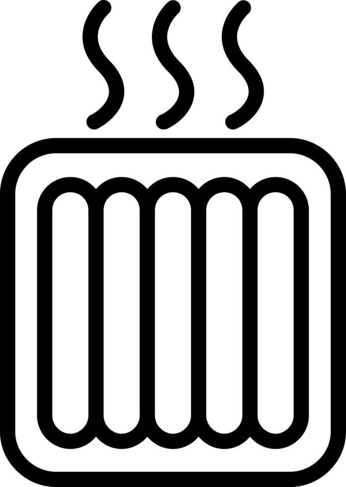 Underfloor Heating Vector Icon Design