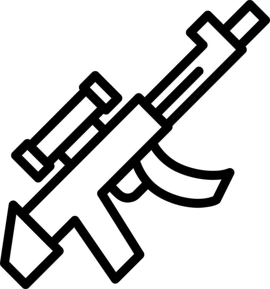 Rifle Vector Icon Design