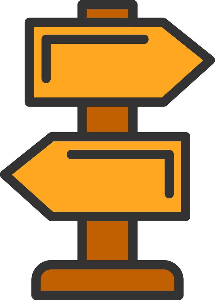 Directions Vector Icon Design