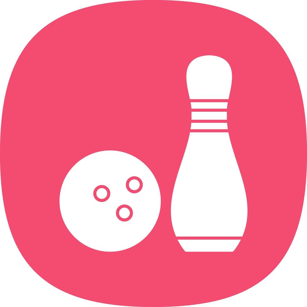 Bowling Vector Icon Design