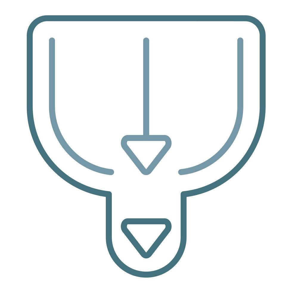 Bottleneck Line Two Color Icon vector