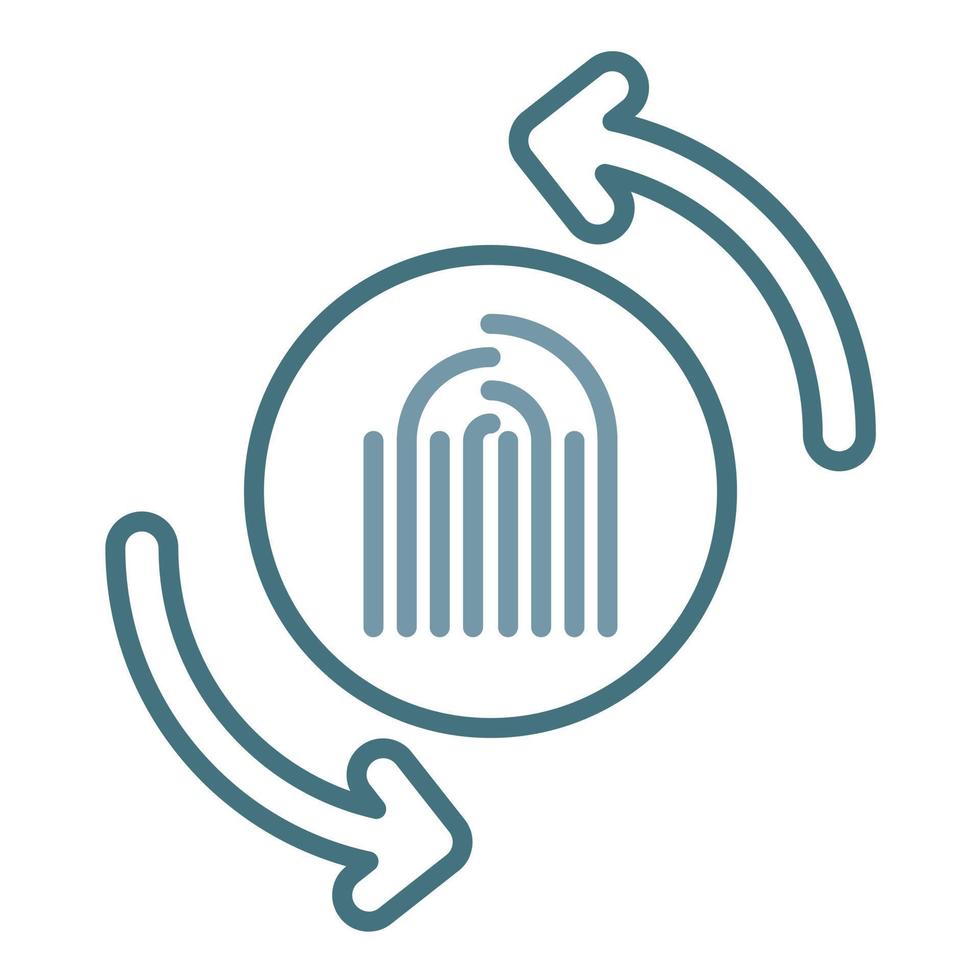 Expert System Line Two Color Icon vector