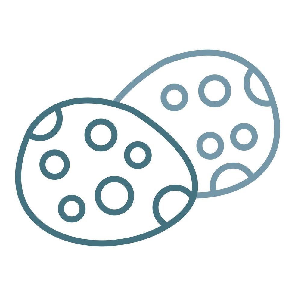 Potato Line Two Color Icon vector