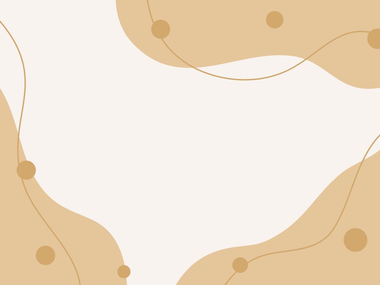 minimalist abstract doodle background vector