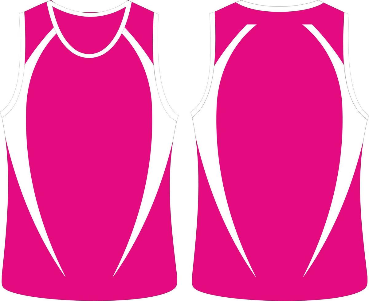 Jersey Design,  Sublimated Vest design vector