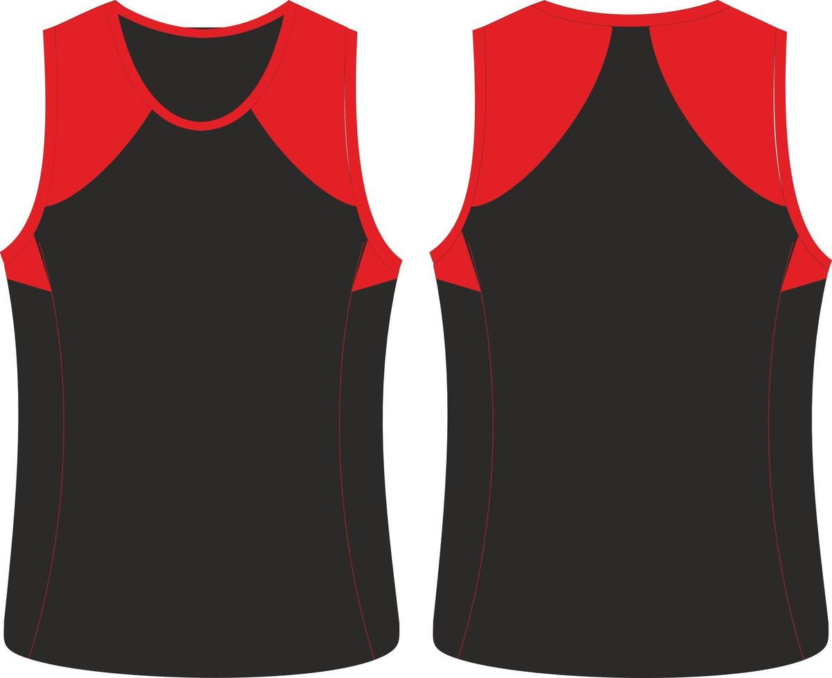 Jersey Design,  Sublimated Vest design vector