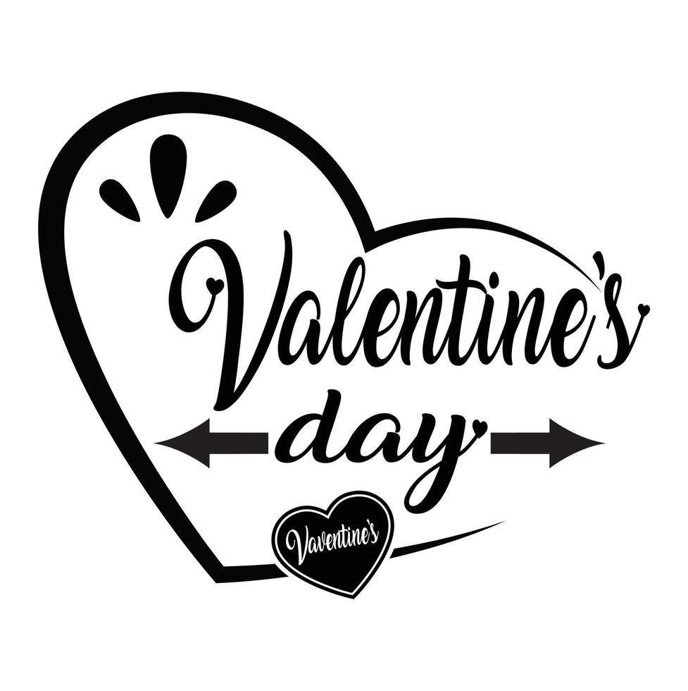 Valentine's day t shirt vector