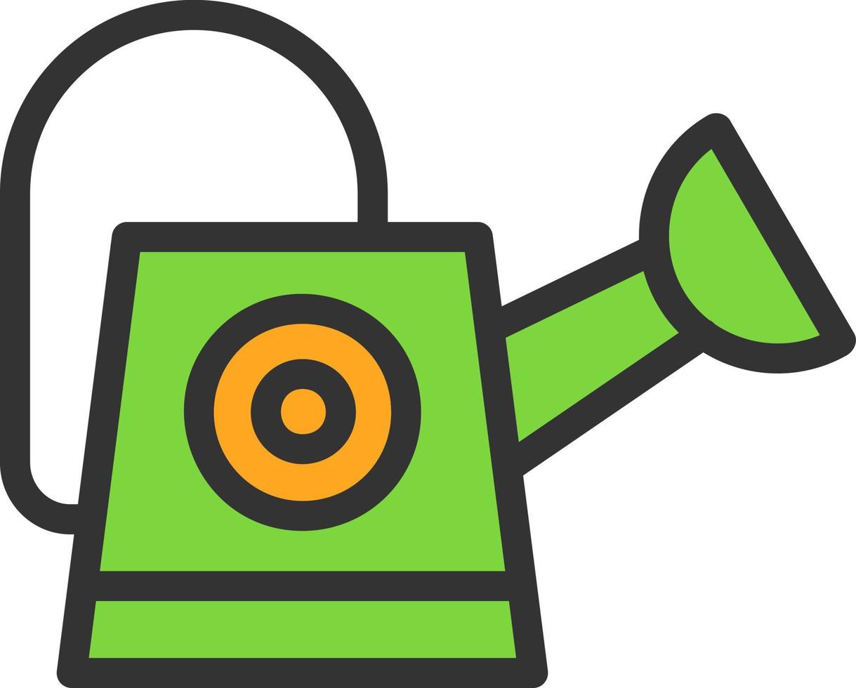 Watering Can Vector Icon Design