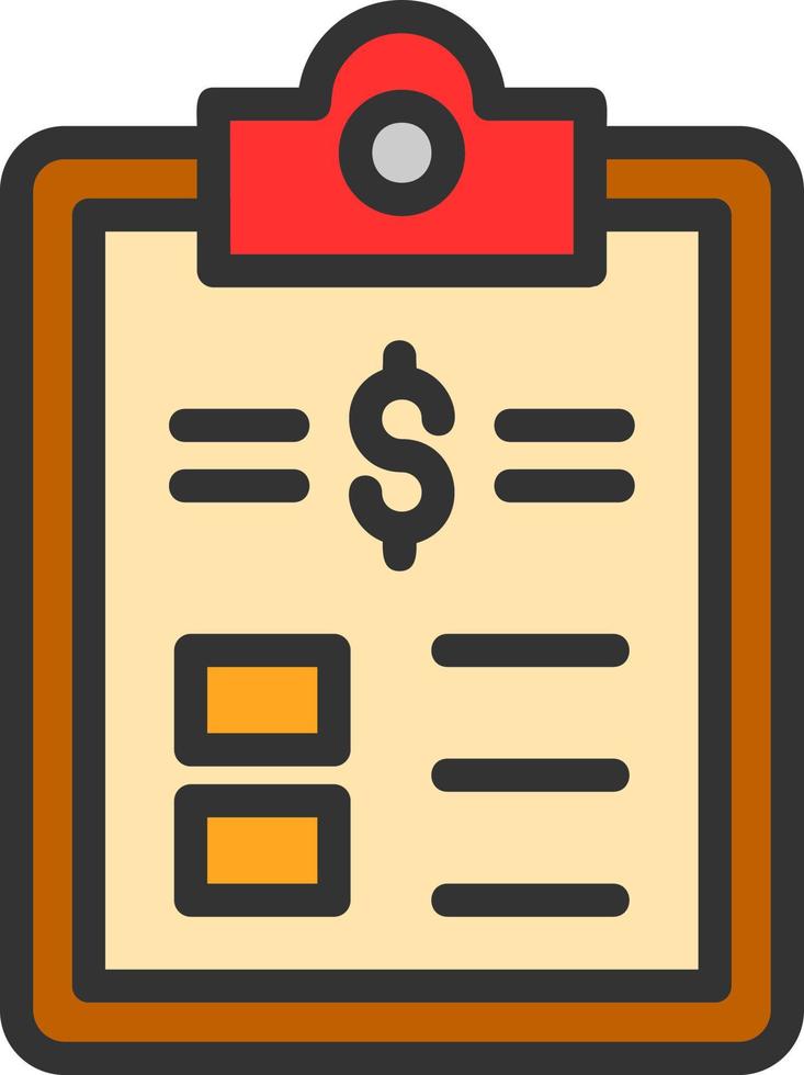 List Vector Icon Design