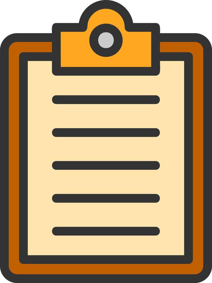 Clipboard Vector Icon Design