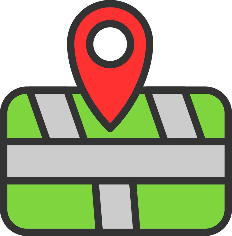 Map Vector Icon Design